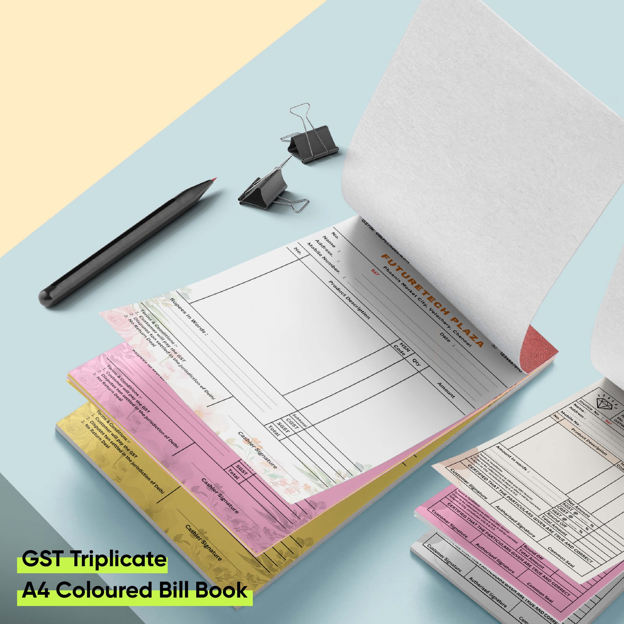 GST Bill Book - alternate view