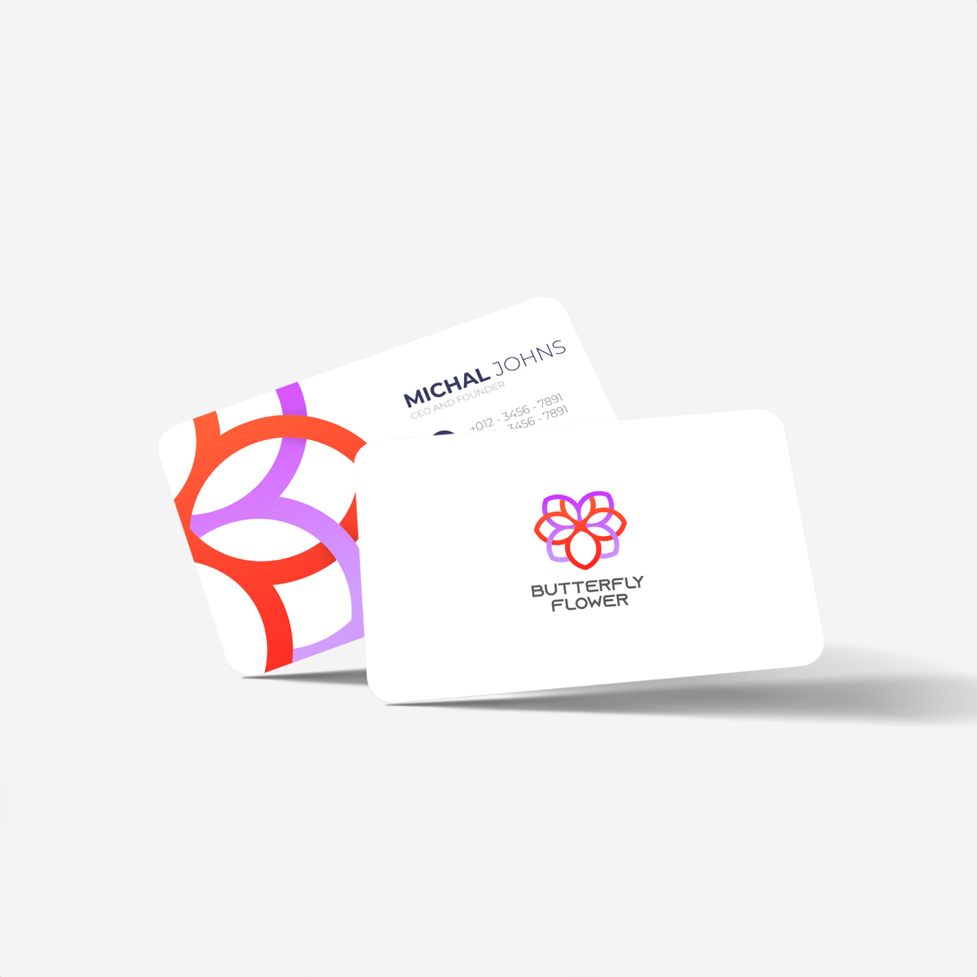 Rounded Corner Business Card